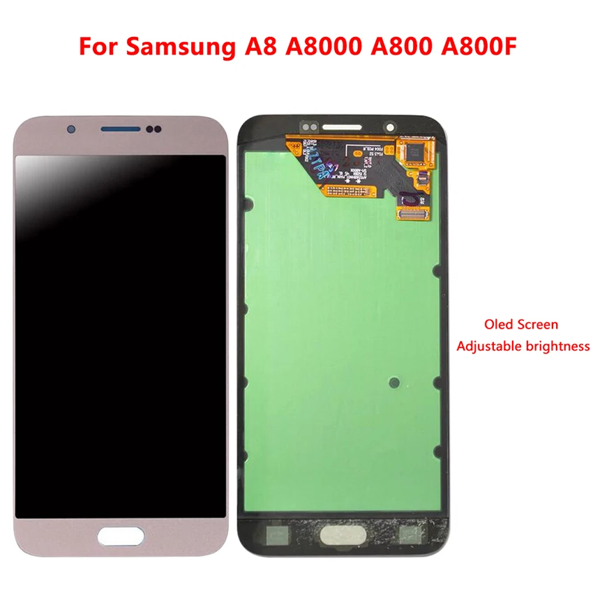100% протестированный AMOLED ЖК дисплей для Samsung Galaxy A8 A800 A8000 A800F телефонные дисплеи