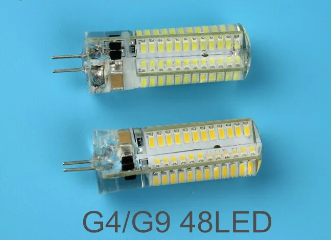 4 шт. LED G4 лампа Кукуруза 2835SMD 9 Вт 10 G9 светодиодные лампы высокой мощности