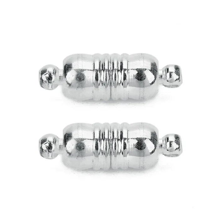 Silver F7684 Fostfo 5 шт./лот Магнитная застежка крючки ювелирные изделия застежки концевые колпачки Ожерелье Браслеты застежка Разъемы для изготовления ювелирных изделий - Цвет: Silver F7684
