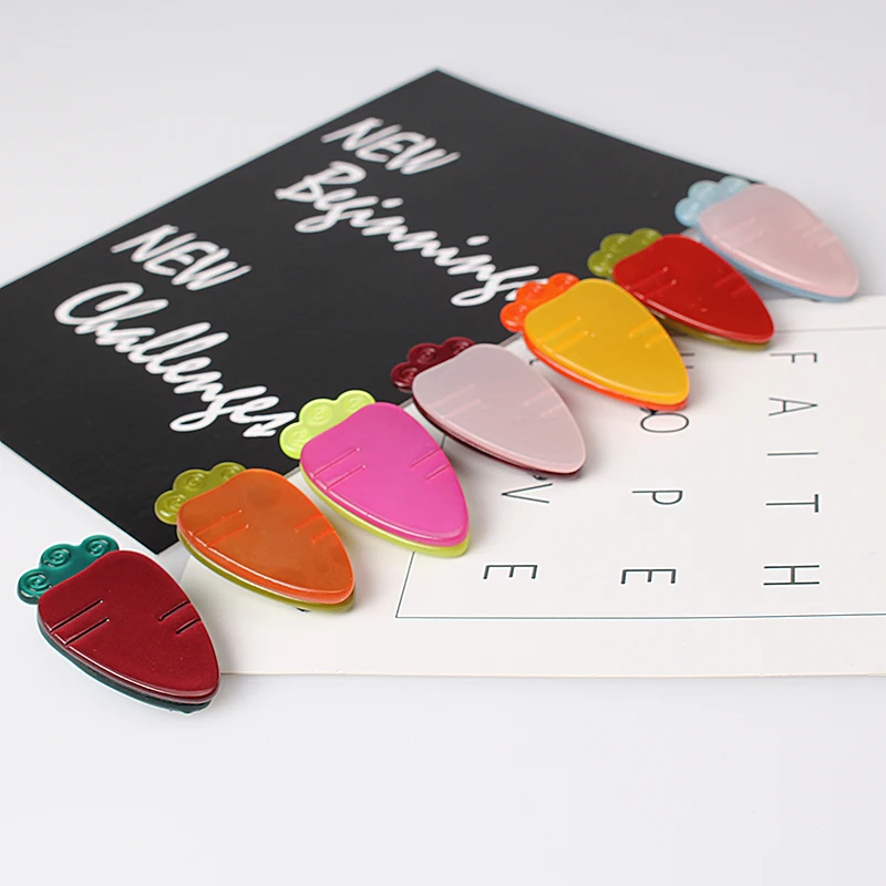 Детский акриловый ободок в форме моркови аксессуары для волос шпильки девочек