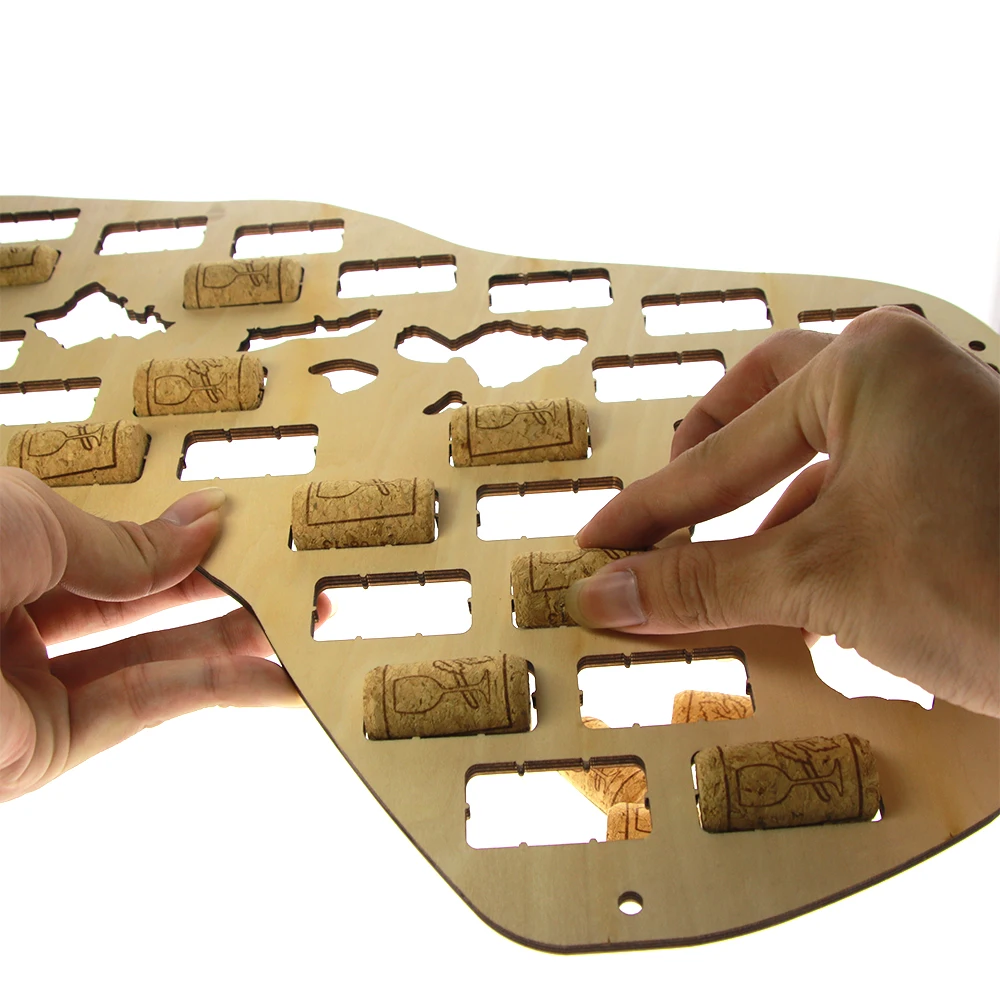 Настенный дисплей в американском стиле Гавайский стиль вино пробка настенный