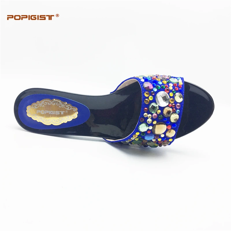 Свадебные женские Обувь и сумка в комплекте с блестящими стразами африканском