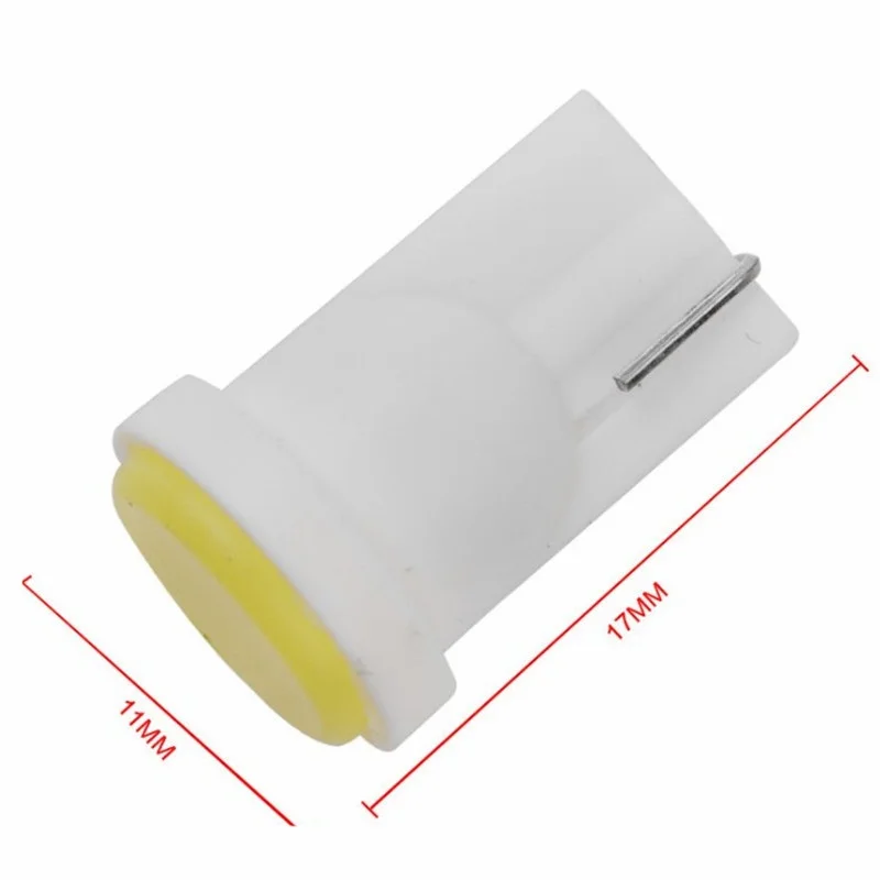 10 шт. автомобильный led 12 В T10 W5W COB 194 168 1 5 W керамический корпус клиновидный боковой