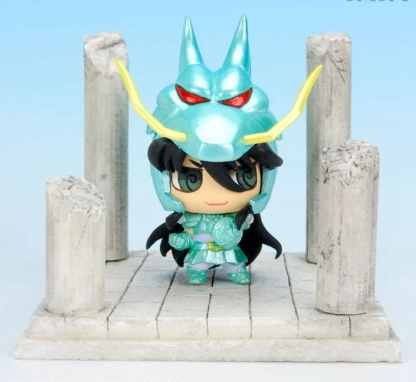 Q Version Cute Anime Святой Сейя Пегас Shiryu Dragon Hoyoga Cygnus 7 шт./компл. 6 см ПВХ экшн-фигурки