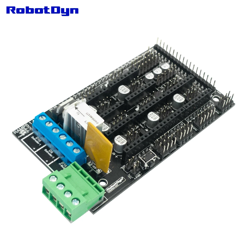 3D принтер и CNC базовый комплект. MEGA 2560 R3+ RAMPS 1,4+ адаптер+ Кабель MicroUSB(50 см) совместимый для Arduino и RepRap проектов