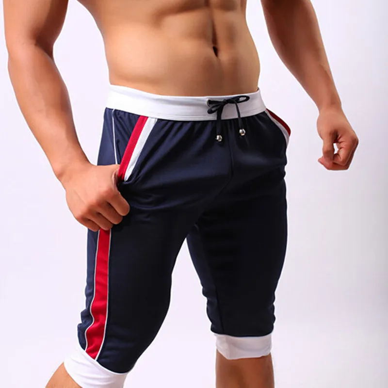 Пляжные шорты для бега мужские быстросохнущие из полиэстера сетчатые купальники