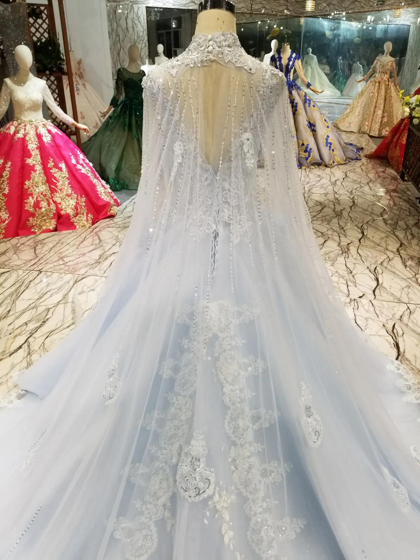 Роскошное Свадебное платье высокого качества новинка 2019 года длинное принцессы