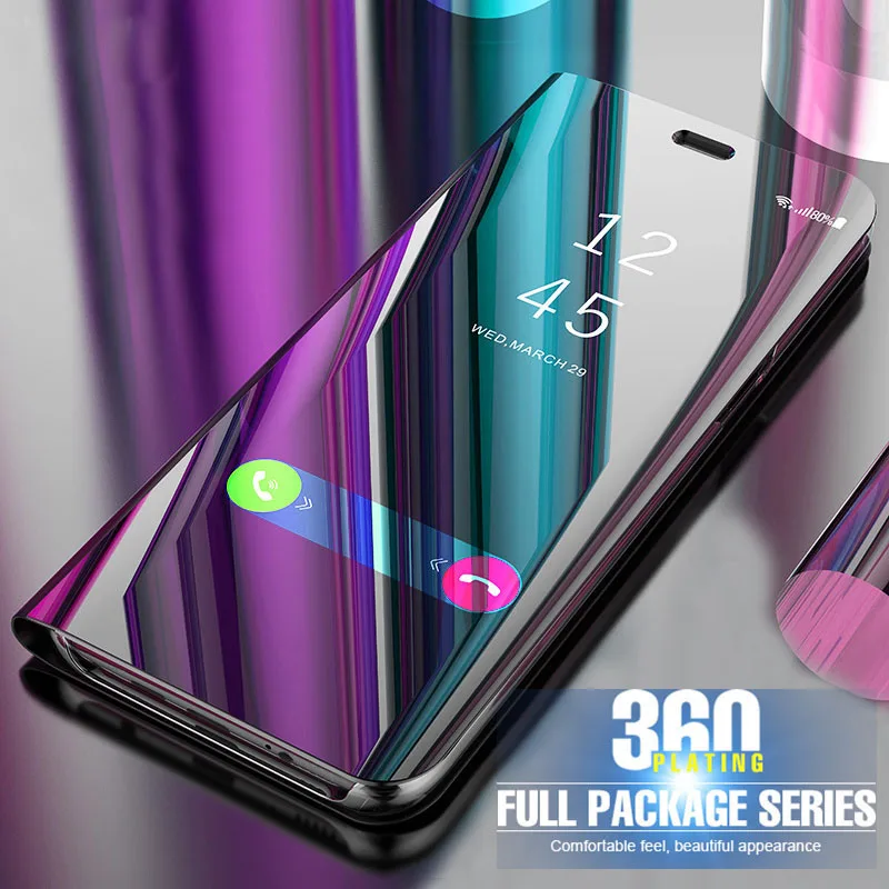 360 полностью кожаный зеркальный чехол для iPhone SE 2 2020 11 7 8 Plus 6 6s XS Max X XR