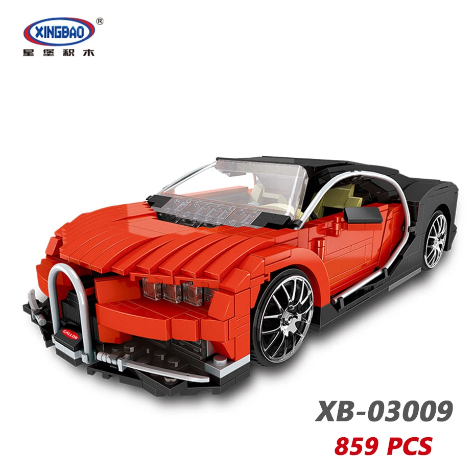XINGBAO новая Оригинальная игрушечная серии 03022/03008/07003 благородные гоночный