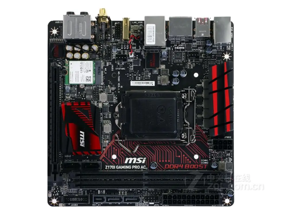 Оригинальная материнская плата для MSI Z170I GAMING PRO AC LGA 1151 DDR4 USB3.0 M.2 32 ГБ Настольная