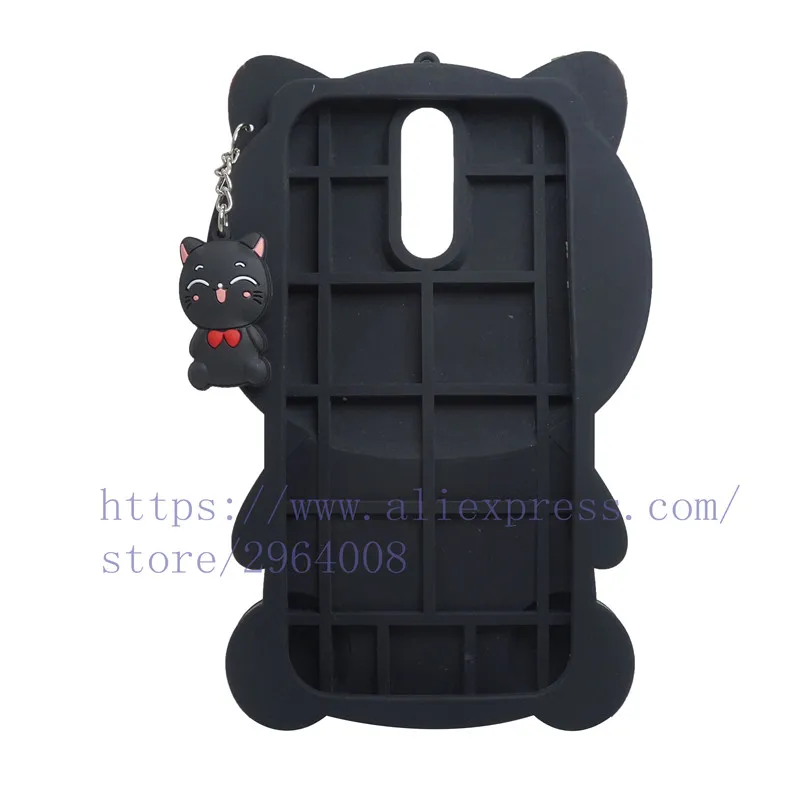 TRISEOLY для Nokia 6 силиконовый чехол Fundas 3D с изображением из мультфильма Lucky Cat Чехол