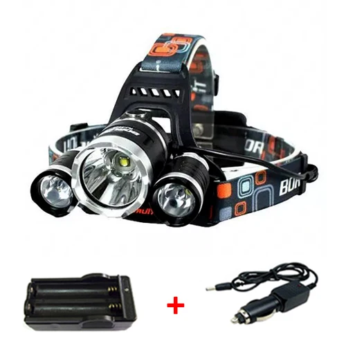 1PC головной светильник 3*10 Вт T6 3800LM CREE светодиодный налобный фонарь велосипед светодиодный головной светильник хорошие продажи, для использования на открытом воздухе, лампа для кемпинга+ EU/US/UK Plug Зарядное устройство - Испускаемый цвет: Combination 4