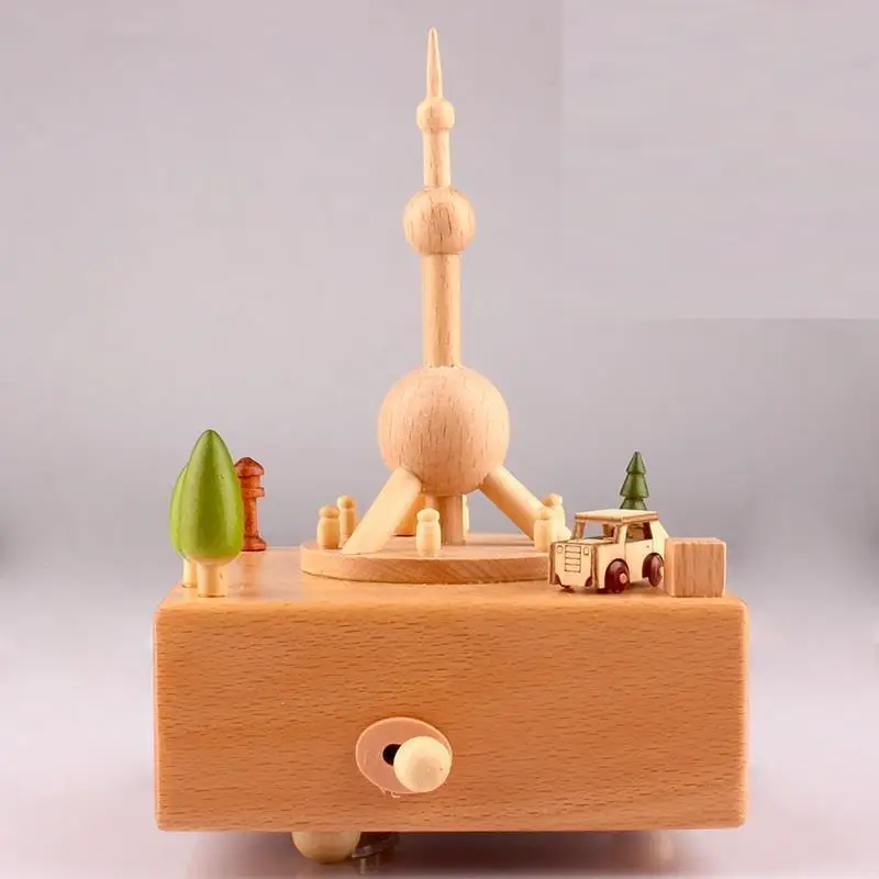 Музыкальная музыкальная шкатулка Carillon Scatole Musicali Madera Muziekdoos Carrossel Подарочная