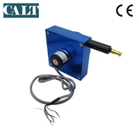 calt 4000mm draw wire linear sensor measuring instrument cable pot displacement transducer digital output