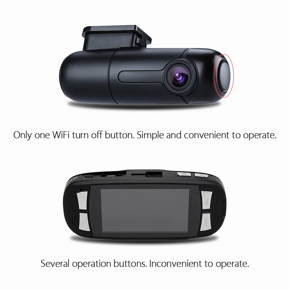 Blueskysea B1W Автомобильная камера HD 1080P sony IMX323 Мини Wi-Fi автомобильный видеорегистратор DVR Camara вращающаяся на 360 градусов супер конденсаторная приборная камера