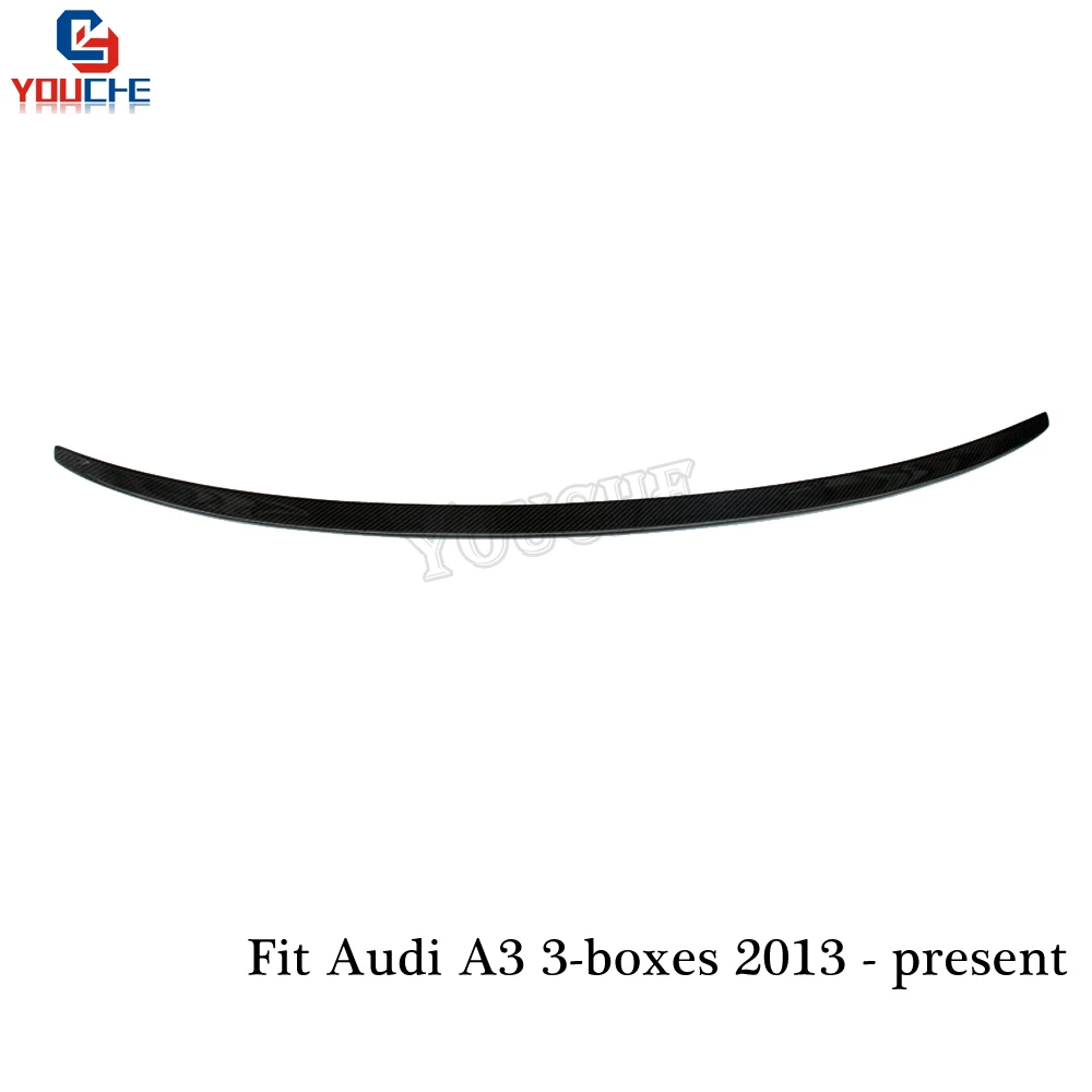Автомобильные аксессуары в стиле S3 спойлер для заднего багажника Audi A3 3 коробки