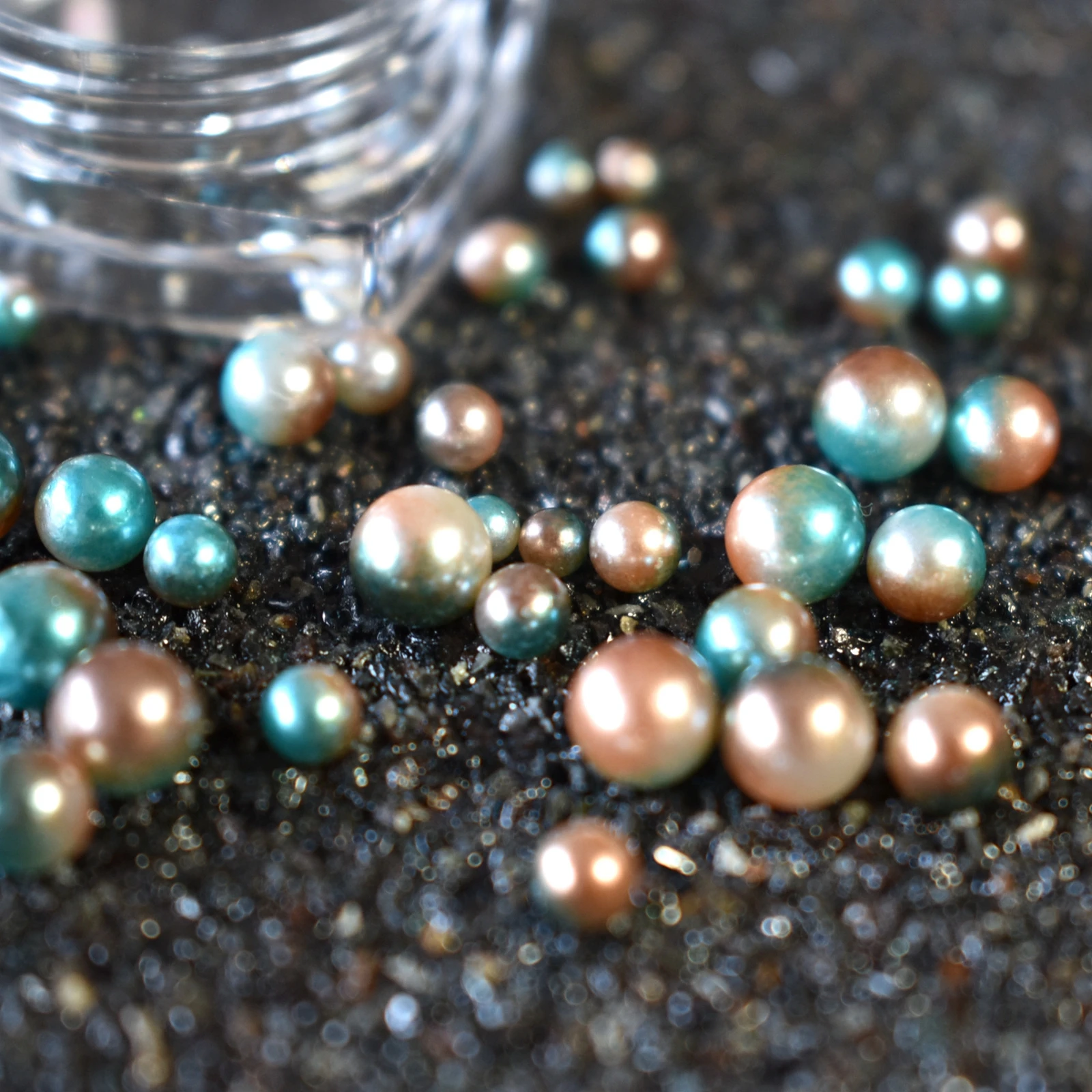 2017 Япония популярная круглая жемчужная бусина русалки 3D украшение для ногтей