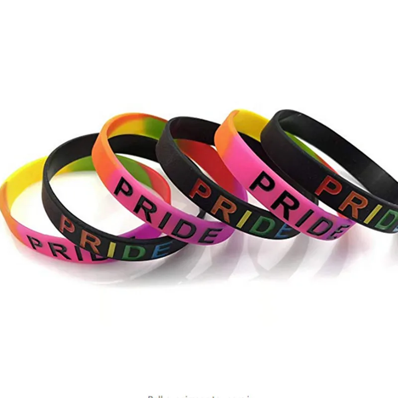 Браслет ЛГБТ с надписью Pride 70 шт./лот|Значки| |
