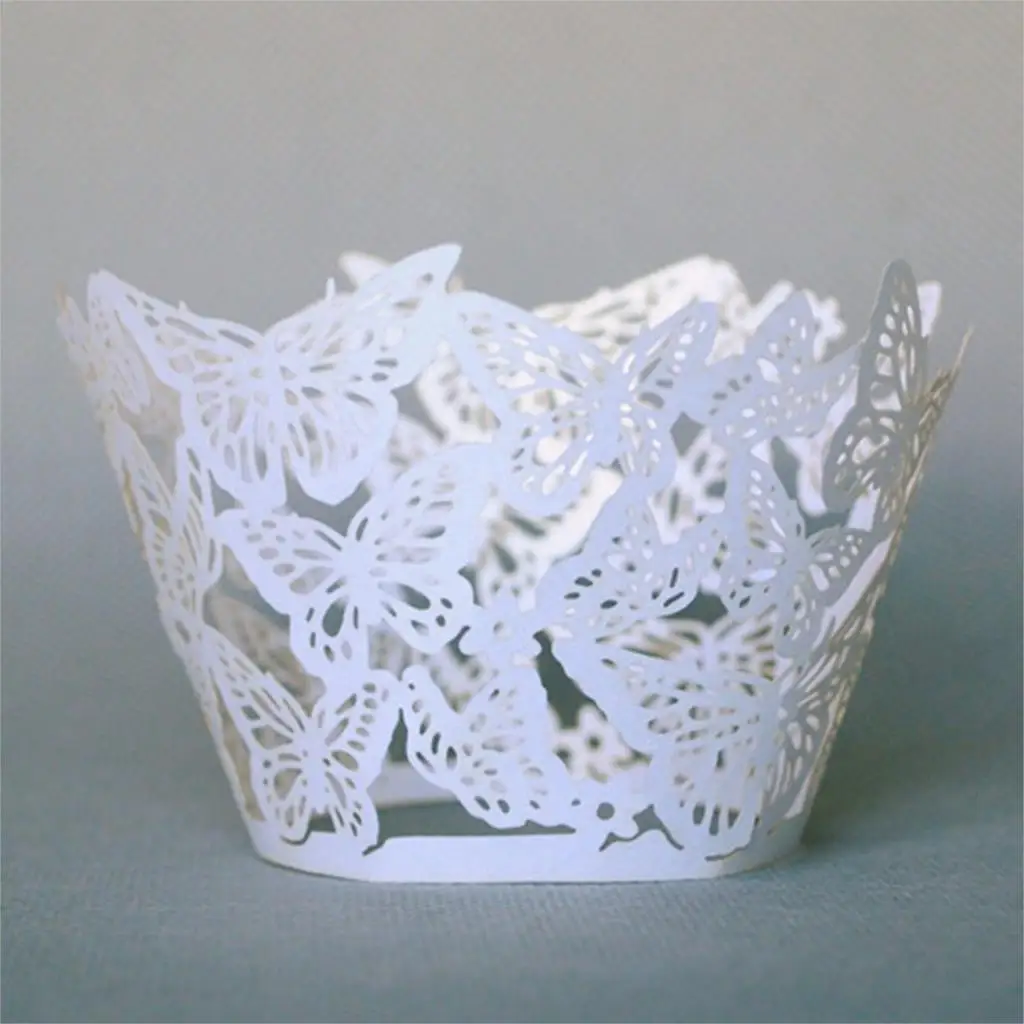 12 шт./компл. дизайн с кексом бабочкой обёртка вкладыш чашка для выпечки дома