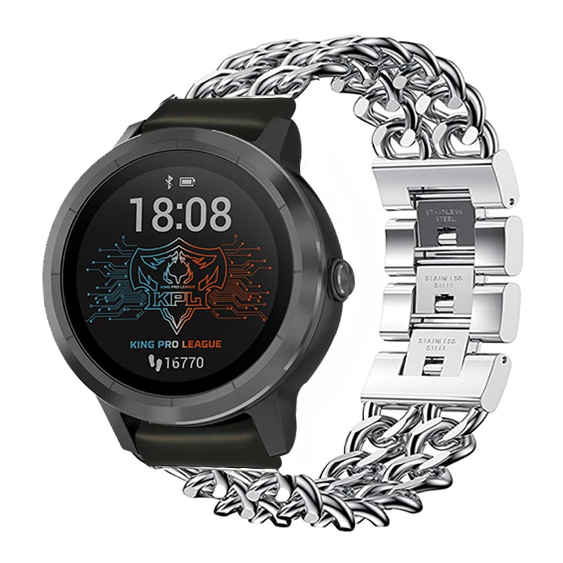 Металлический ремешок для наручных часов Garmin Fenix 5 новейший из нержавеющей стали 3