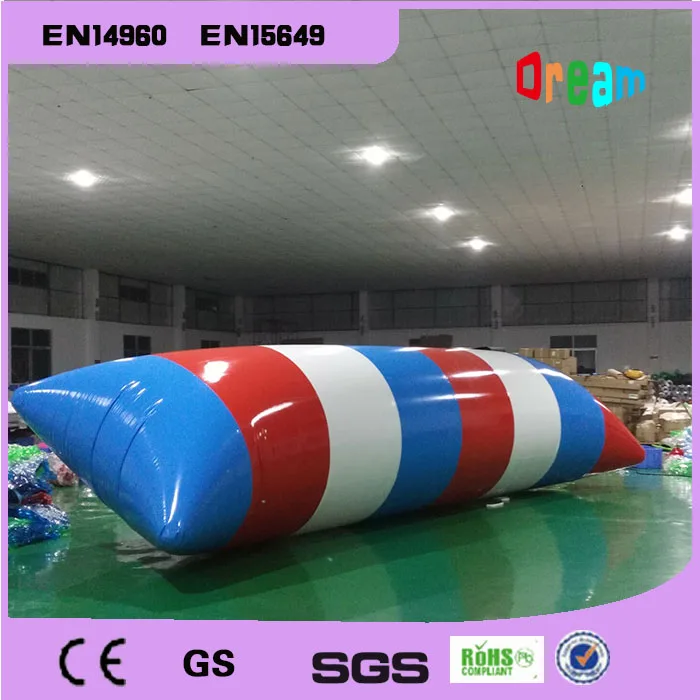 Бесплатная доставка надувная водяная подушка 7*3 м водная для прыжков надувной