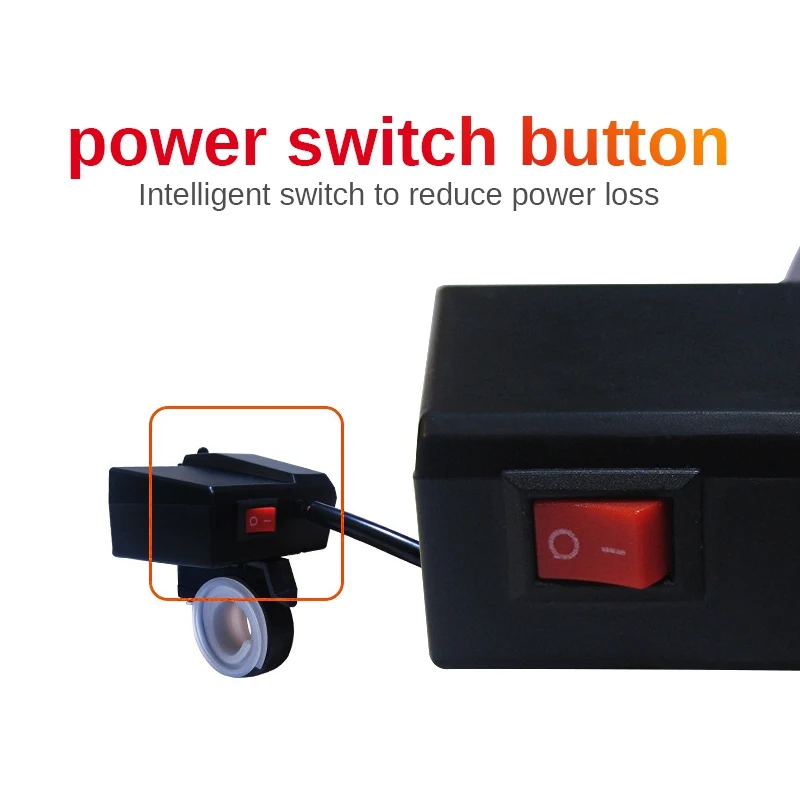 Мотоциклетная розетка для скутера 12 В С USB зарядным устройством светодиодным