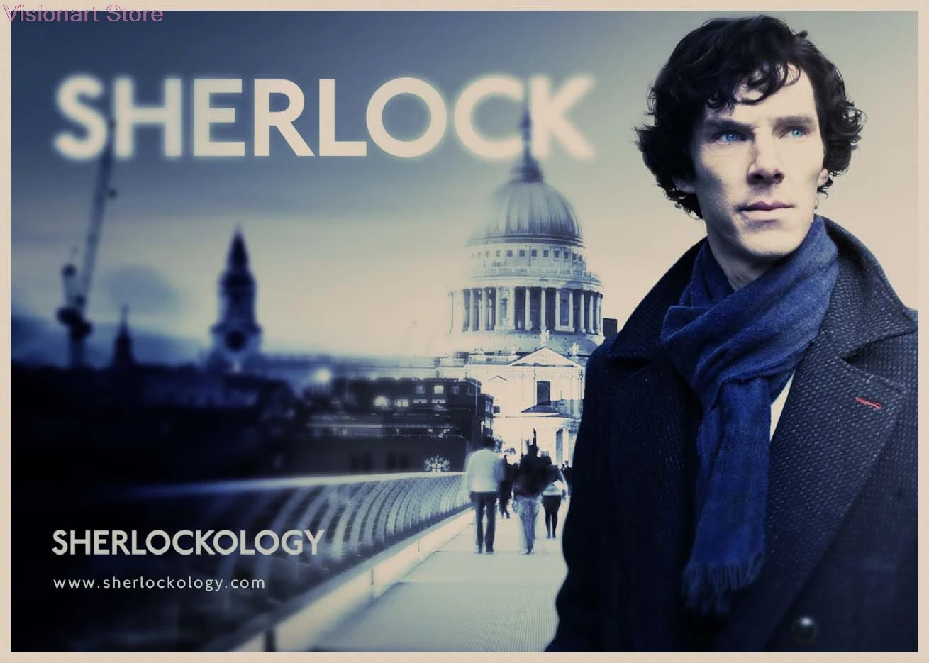 Плакаты Шерлок кинопостеры настенные Стикеры для домашнего декора дома картин