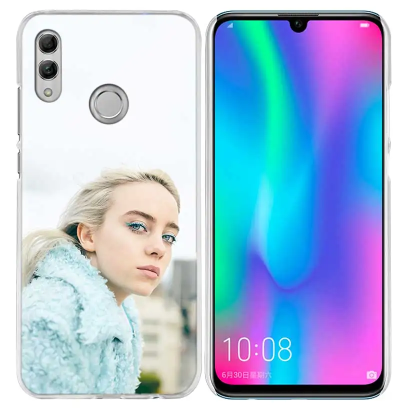 Чехол Billie Eilish Music Singer для Huawei Honor 8X Y9 9 10 Lite Play 8C 8S 8A Pro V20 20i 10i Y6 Y7 жесткий чехол для телефона из ПК