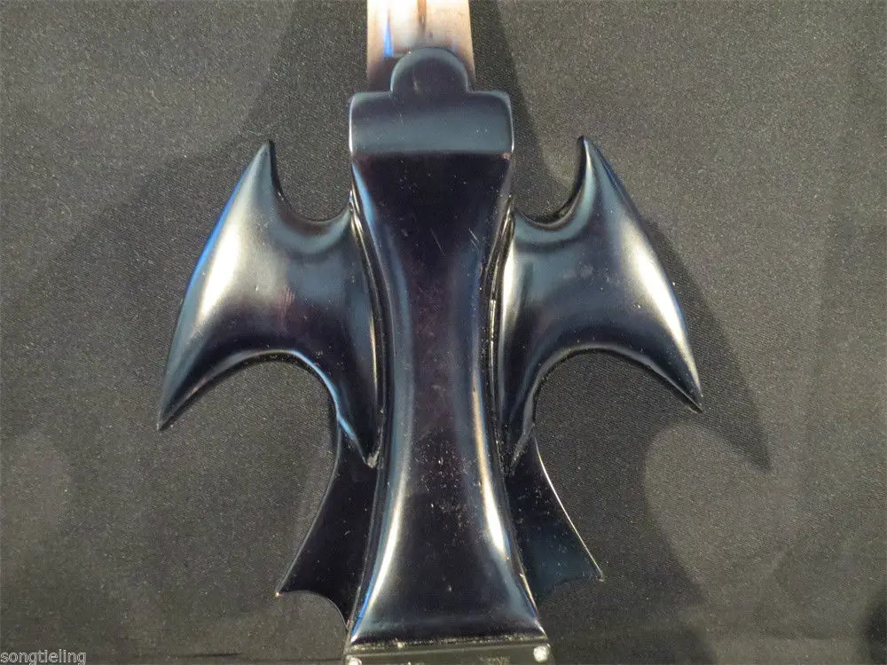 Хороший твердый дерево песня Топ Искусство обтекаемый черный 5 струн 4/4