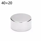 Неодимовый Круглый цилиндрический магнит 2 шт., мощный дисковый магнит, редкоземельные магниты NdFeB 40*20 мм N52