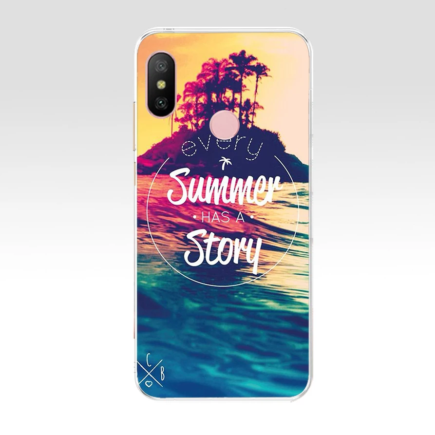 50 K силиконовый чехол для Xiaomi mi A2 LITE, чехол с полной защитой, мягкая задняя крышка из ТПУ, чехол для телефона s для Xio mi A2 LITE, бампер - Цвет: 50