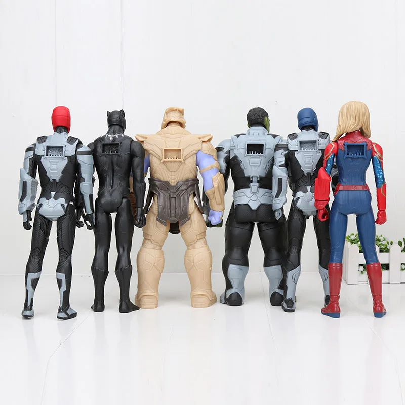 Marvel Мстители 4 Endgame Antman Ронин Железный человек Тор Капитан Марвел Халк Титан герой серии фигурка игрушка