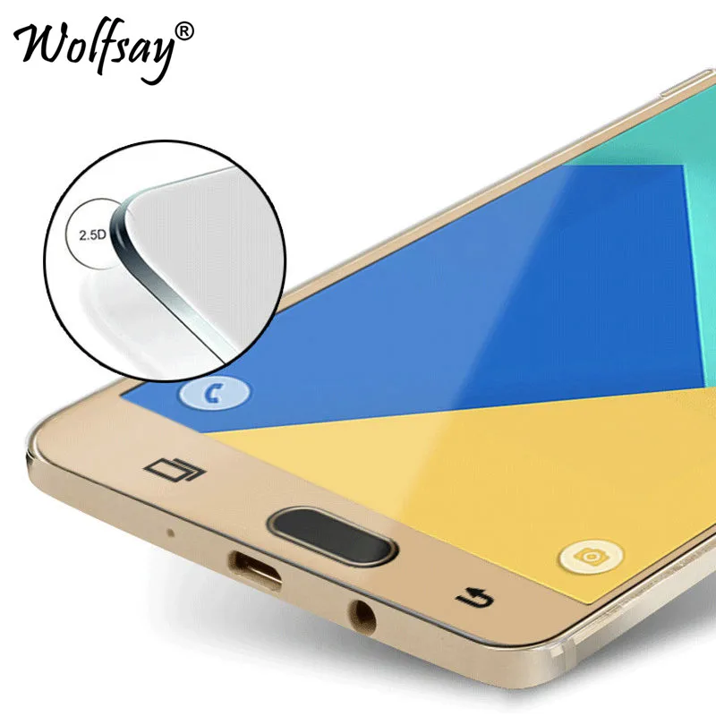 Защитная пленка для экрана стекла Samsung Galaxy J2 2016 закаленное стекло J210 полное