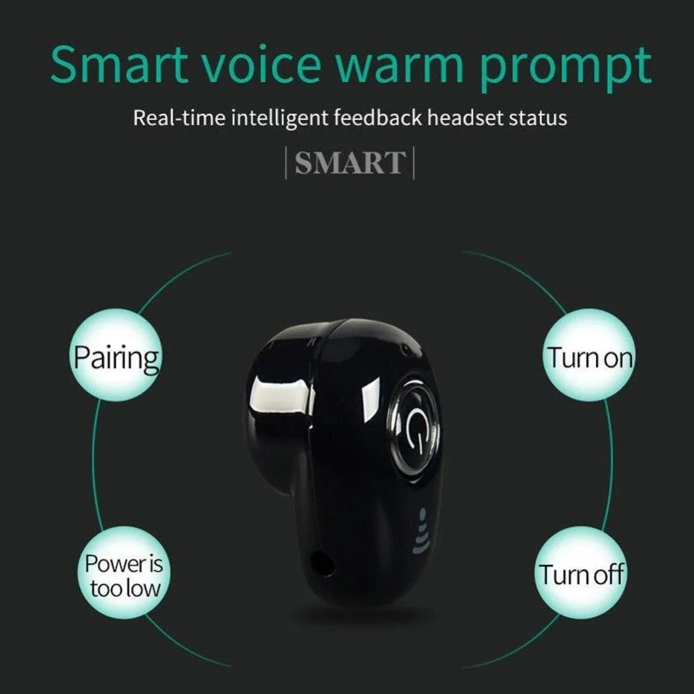 Мини Bluetooth наушники стерео Беспроводные спортивные наушники-вкладыши громкой