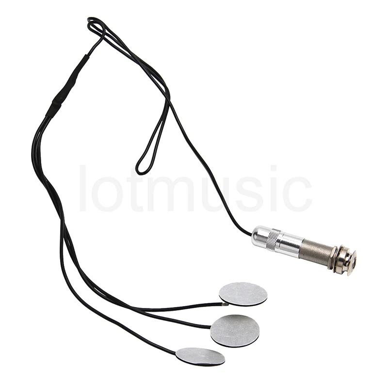 Sound Pure 3 Sensor Guitar Pickup Bridge Plate Transducer with Jack Pack of 5 | Спорт и развлечения