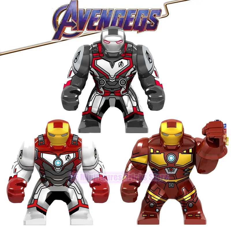 Мстители 4endgame Legoed Marvel большой размер Железный человек танос Бесконечность Gauntlet