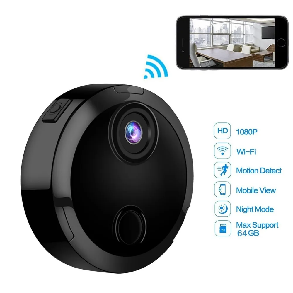 Новинка мини Сетевая камера со встроенным аккумулятором Wi Fi ночное видение DV 1080P