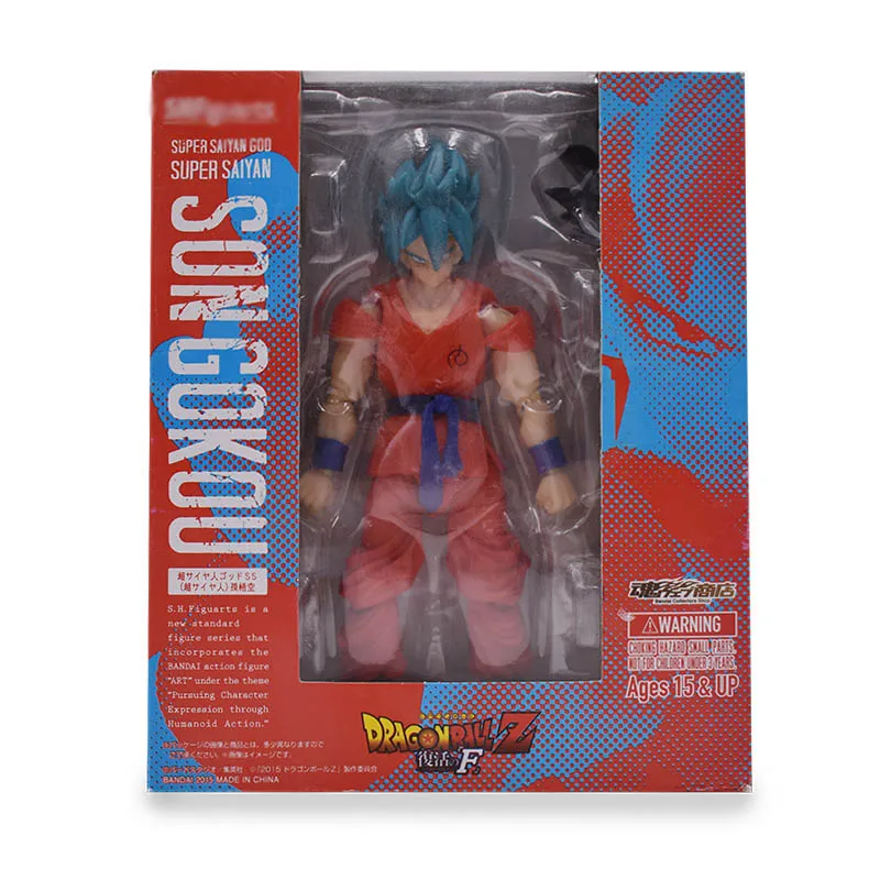 J with box 12 стилей Аниме Dragon Ball SHF Frieza Vegeta Piccolo Jr Goku Zamasu шорты ПВХ экшн фигурка кукла модель игрушка Рождественский подарок - Цвет: J with box