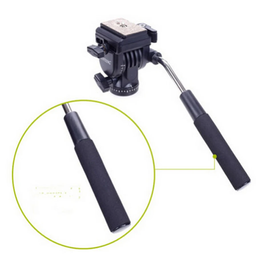 Yunteng C288 Pro монопод + флюид головкой мяч DV UniPod мобильный телефон клип держатель для
