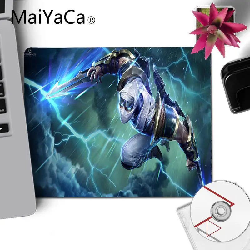 MaiYaCa дизайн League of Legends Zed коврик для мыши для ноутбука и компьютера Гладкий коврик для письма настольные компьютеры коврик для игровой мыши