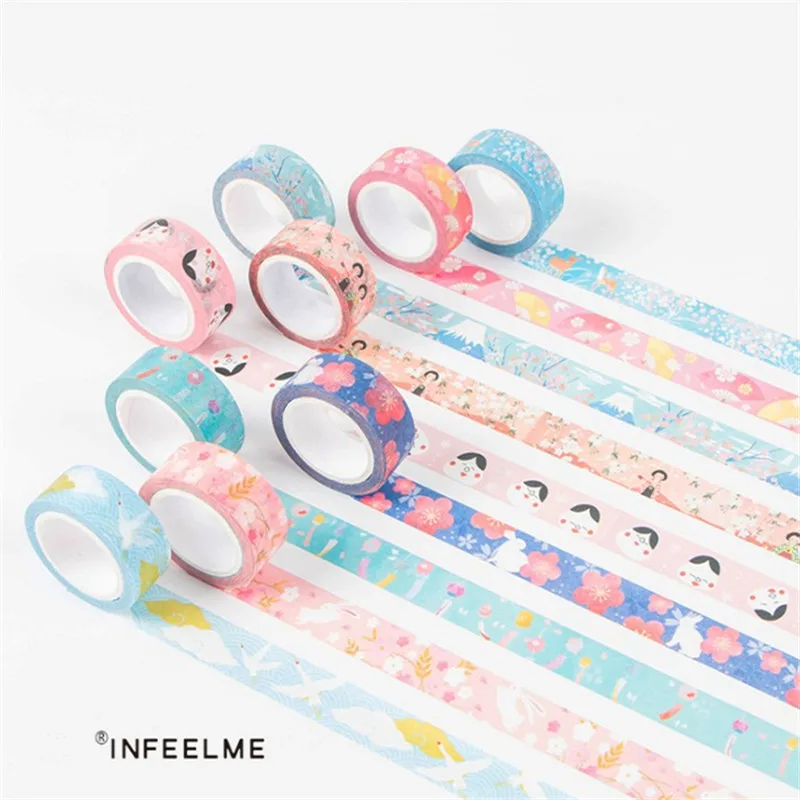 1 шт. декоративная Васи лента для скрапбукинга 15 х7 м|decorative washi tape|scrapbooking masking tapewashi