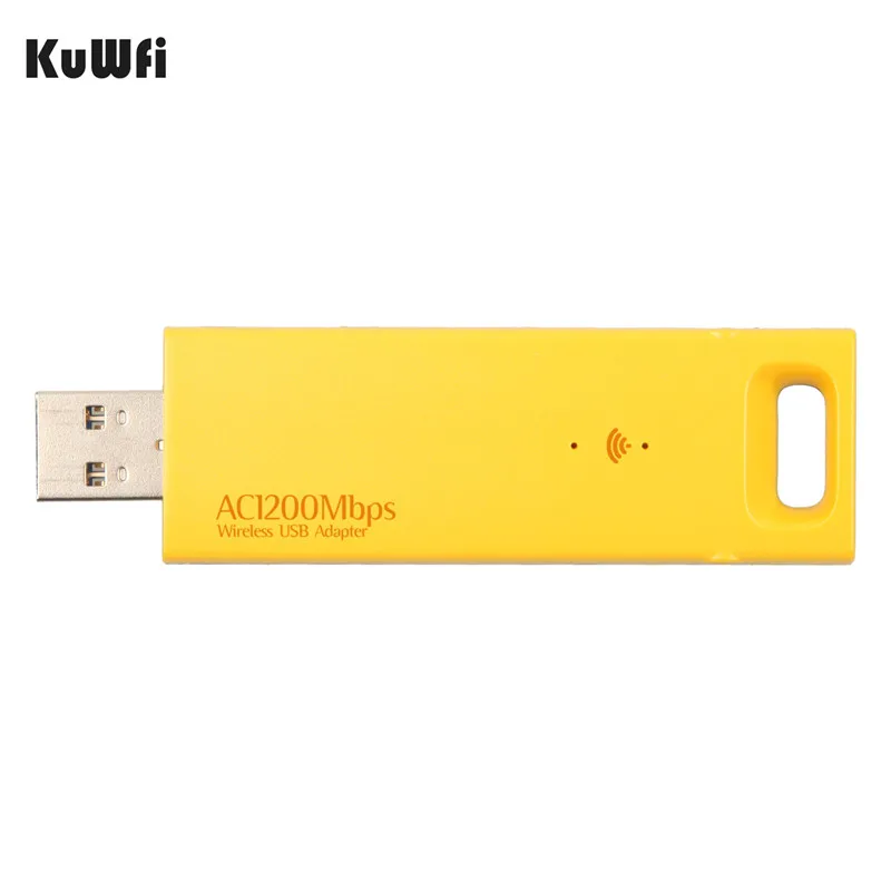 KuWFi мини USB Wifi адаптер 1200 мбит/с двухдиапазонный беспроводной 802.11ac антенна