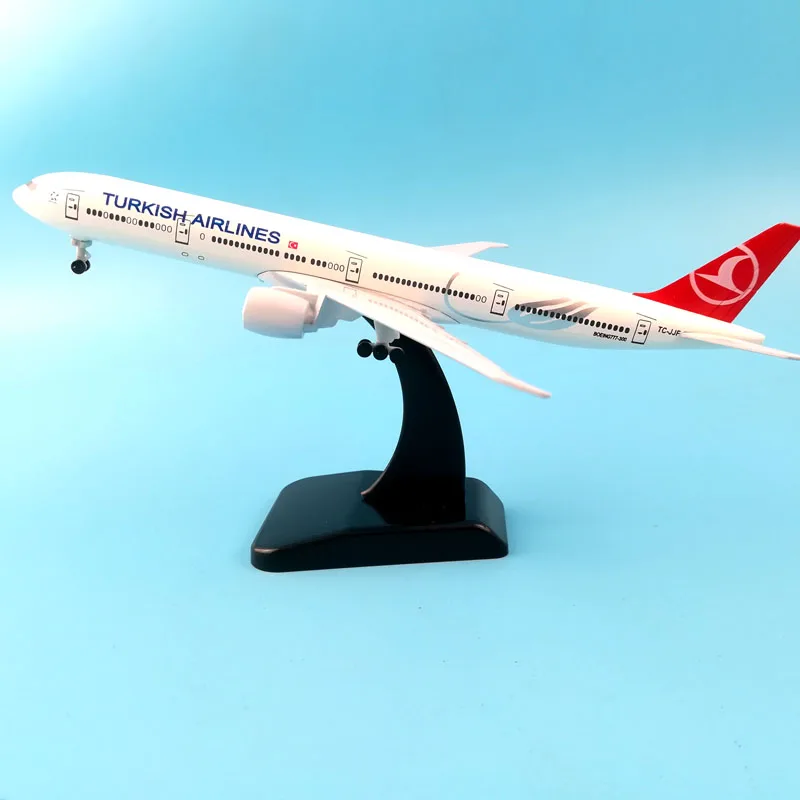 Самолет AIR PASSENG 20 см B777 турецкий металлический сплав модель самолета строительный