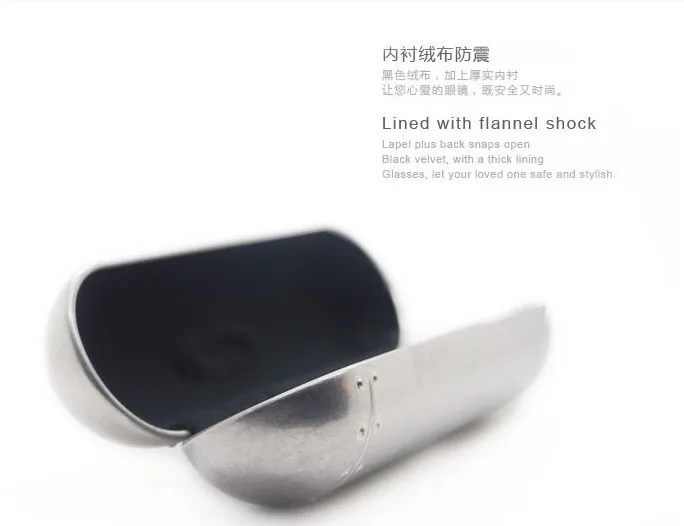 Age of Steam Style Men's Fashion Aluminum Metal Glasses Case Cylindrical Mirror Box Rivet Design Retro Gift Free Shipping | Аксессуары