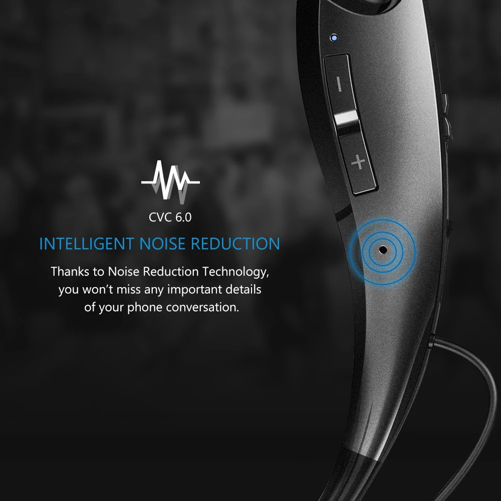 Mpow Jaws MBH25 беспроводные наушники Bluetooth наушники для шеи в стиле халтер наушники для звонков в режиме Hands-free для iPhone X/8/7
