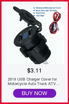 Новое поступление USB Автомобильное зарядное устройство 5V 4.2A/3.1A сигаретный светильник er разветвитель гнезда 12 V-24 V 2 порта с led светильник адаптер питания