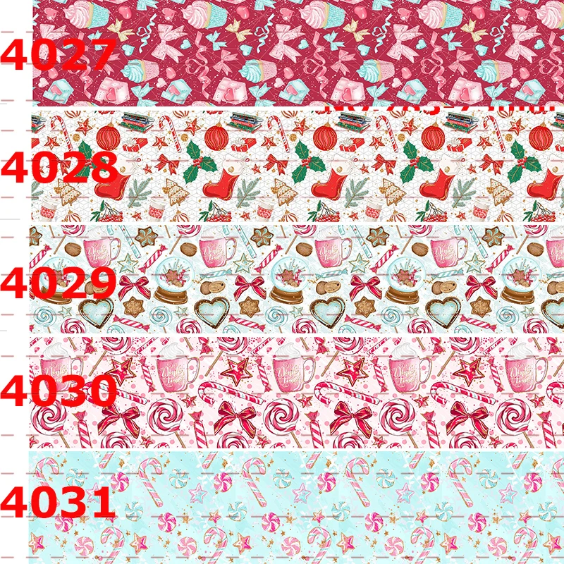 10 ярдов разные размеры Рождественская лента Рождество/снег/лолитка/простая