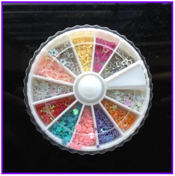 Стразы для дизайна ногтей 1 шт. стразы украшения 12 цветов разные цвета круглые