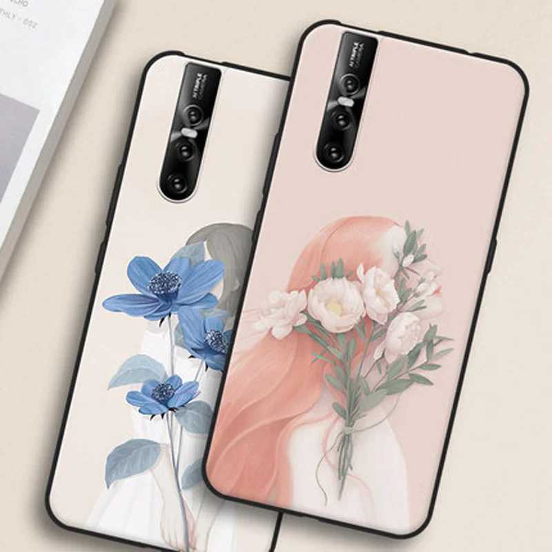 Чехол для Vivo V15 Pro чехол противоударный Матовый Мягкий силиконовый из ТПУ |