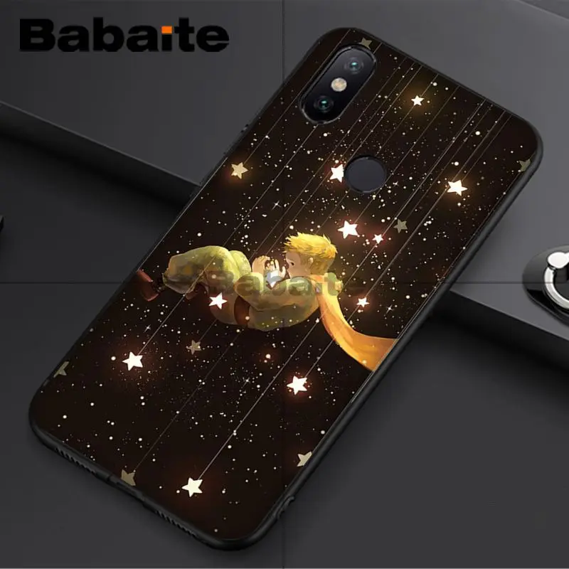 A8 Babaite Маленький принц и лиса черный сотовый Чехол для телефона для redmi 5plus 5A 6pro 4X note5A note4x note6pro 6A Чехол для мобильного телефона - Цвет: A8